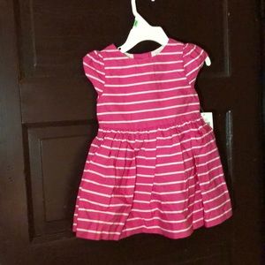 NWT Ralph Lauren pink striped dress size 12M
